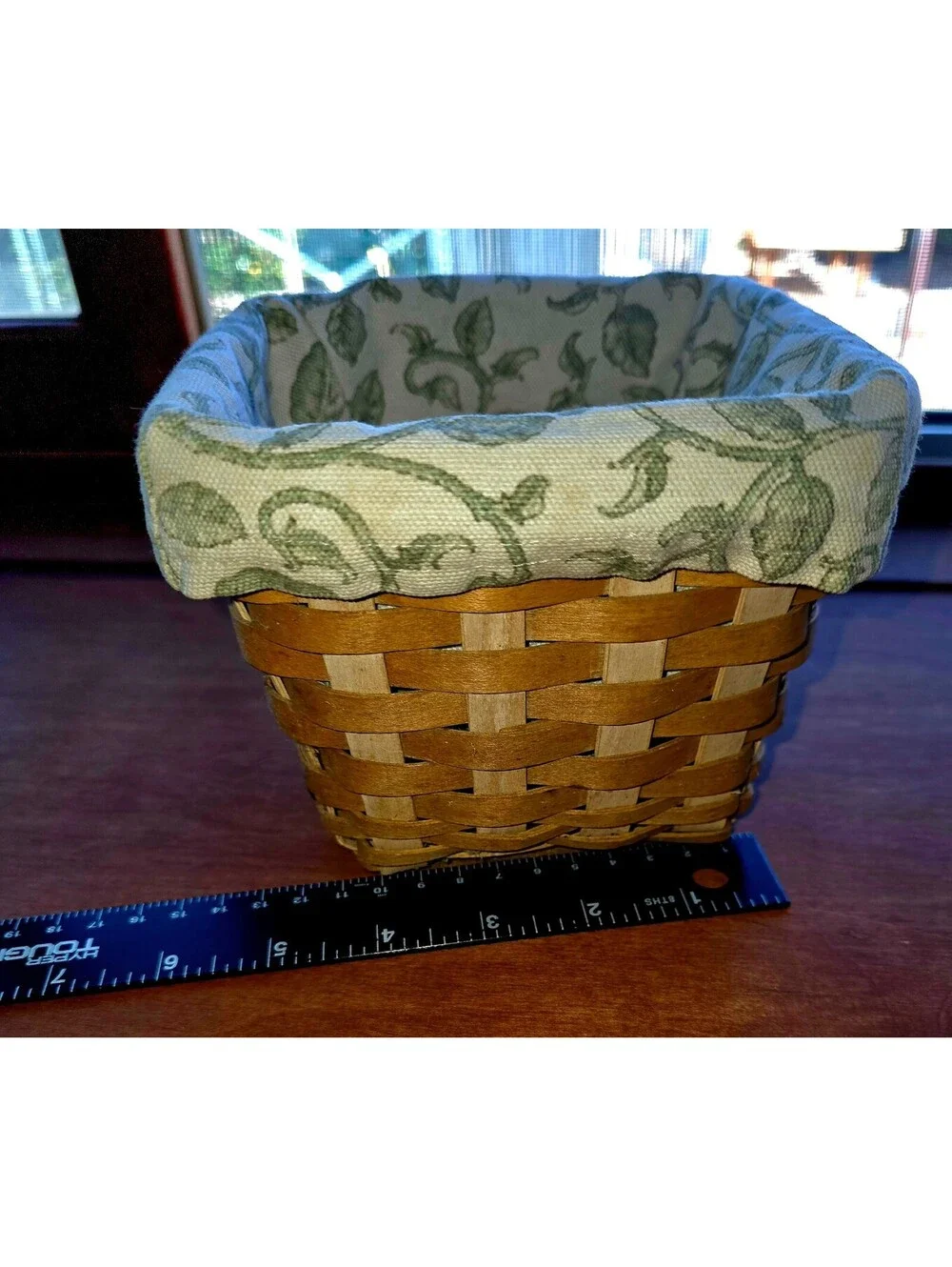 Vintage Longaberger tall tissue basket